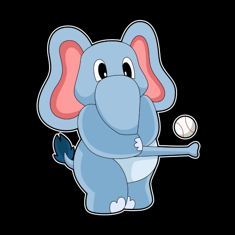 Elefant Baseball Sport