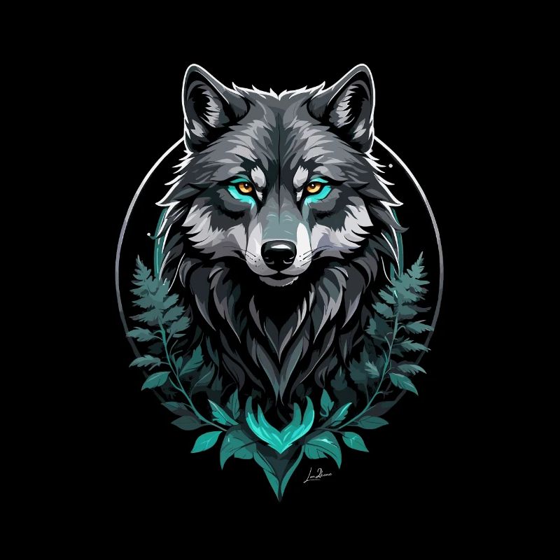 Loup arctique forestier