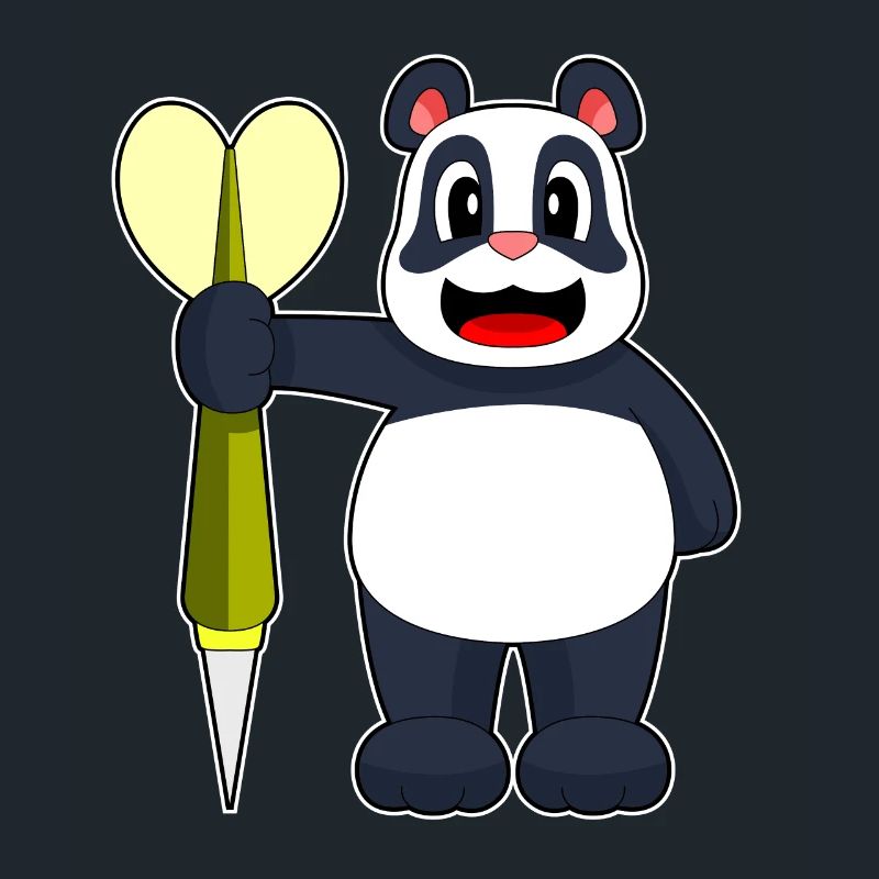Panda Dart Dartpfeil