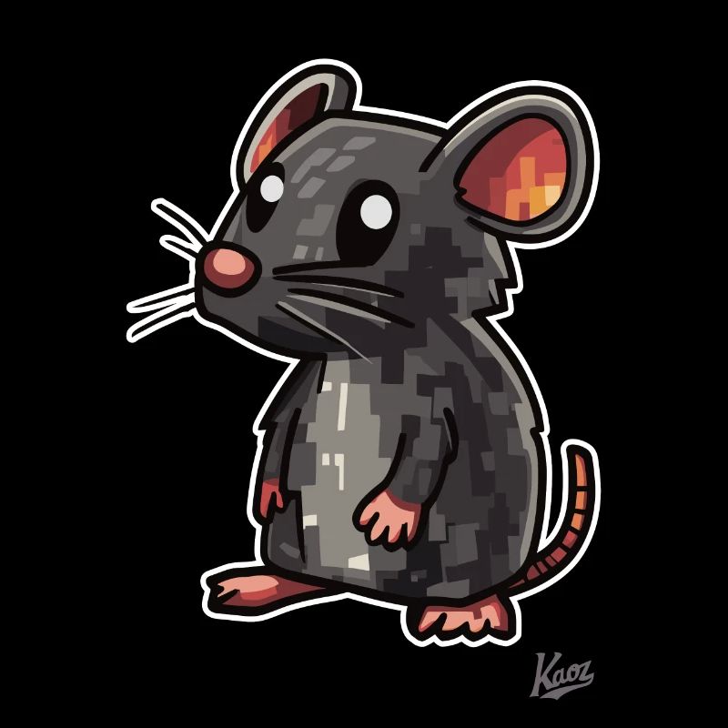 Drôle de souris rat