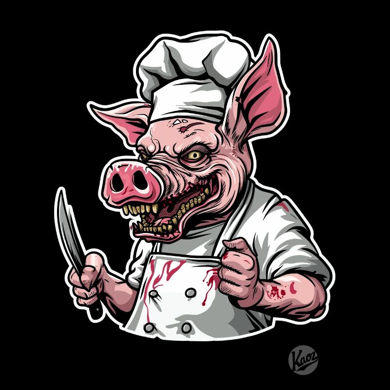 Lass uns Wurst machen mit dem Schweine-Koch