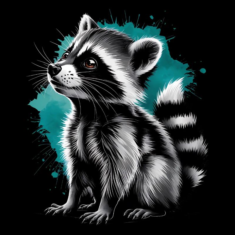 Süßer Waschbär