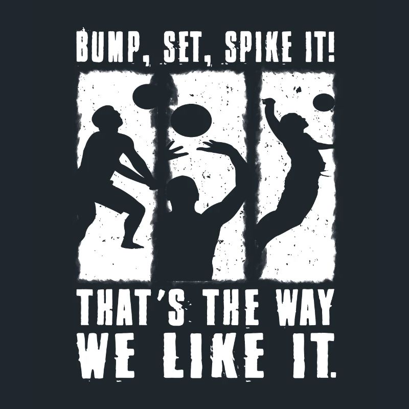 Bump Set Spike It Volleyball Idée Cadeau Graphique