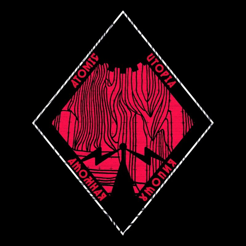 Atomic Utopia - Geometric Fire Rhombus