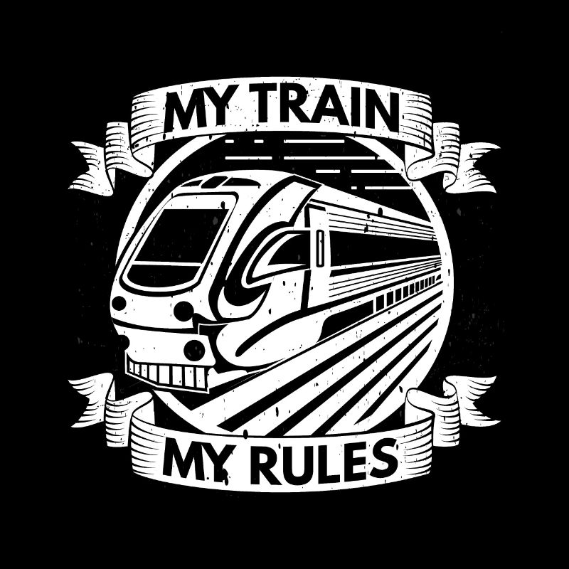 Conducteur de train Mon train Mes règles Trainspotting