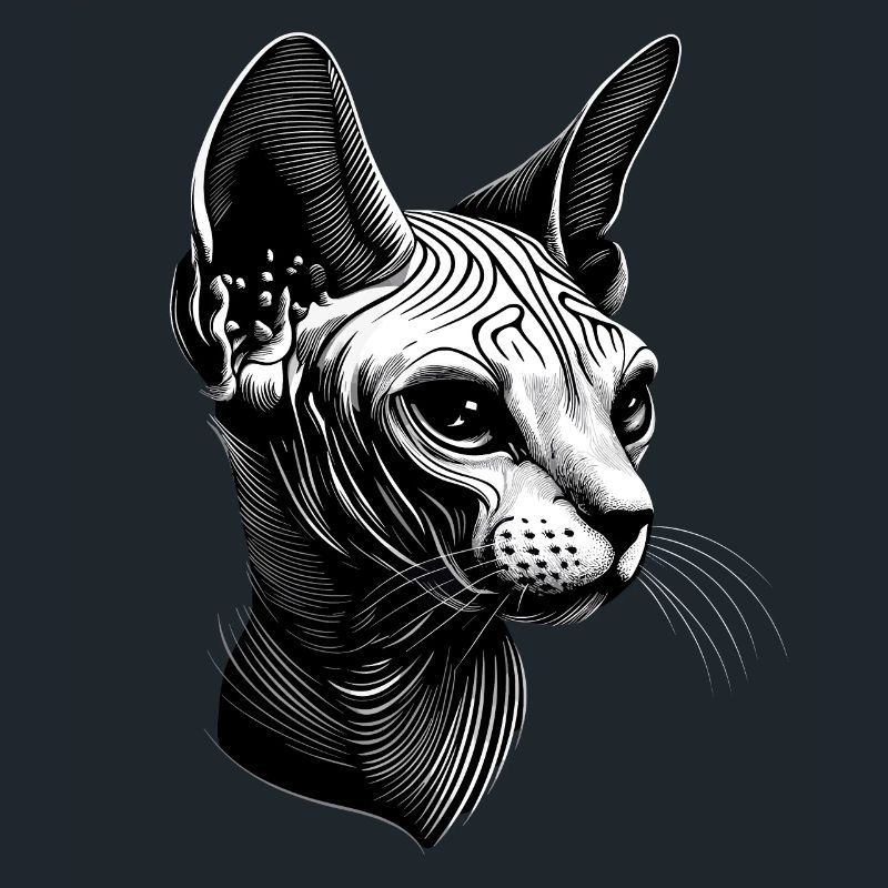 Chat Sphynx Chat Sphynx Chat Canadien Mignon Sphinx