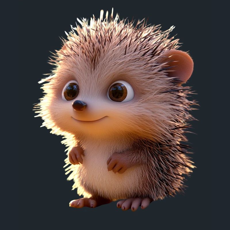 Hérisson Hérisson à ventre blanc Hérisson épineux Amour Hérisson mignon