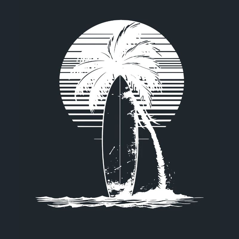 Dessin de planche de surf