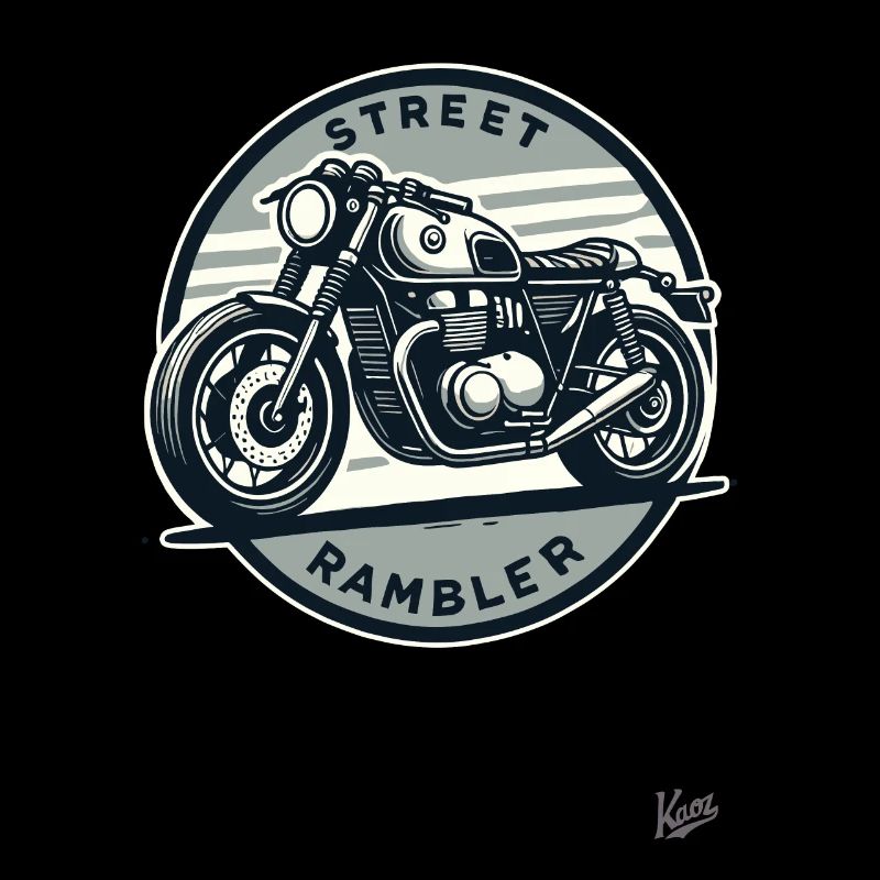 Straßen Wanderer - Café Racer Retro Motorrad
