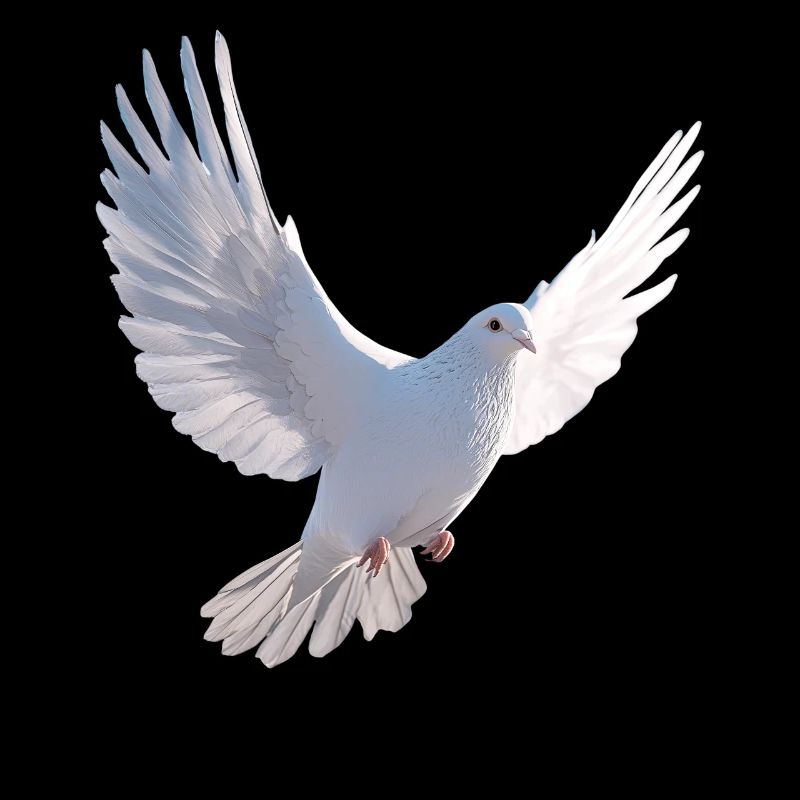 Taube Weiß Frieden Peace Ringeltaube Weiße Tauben