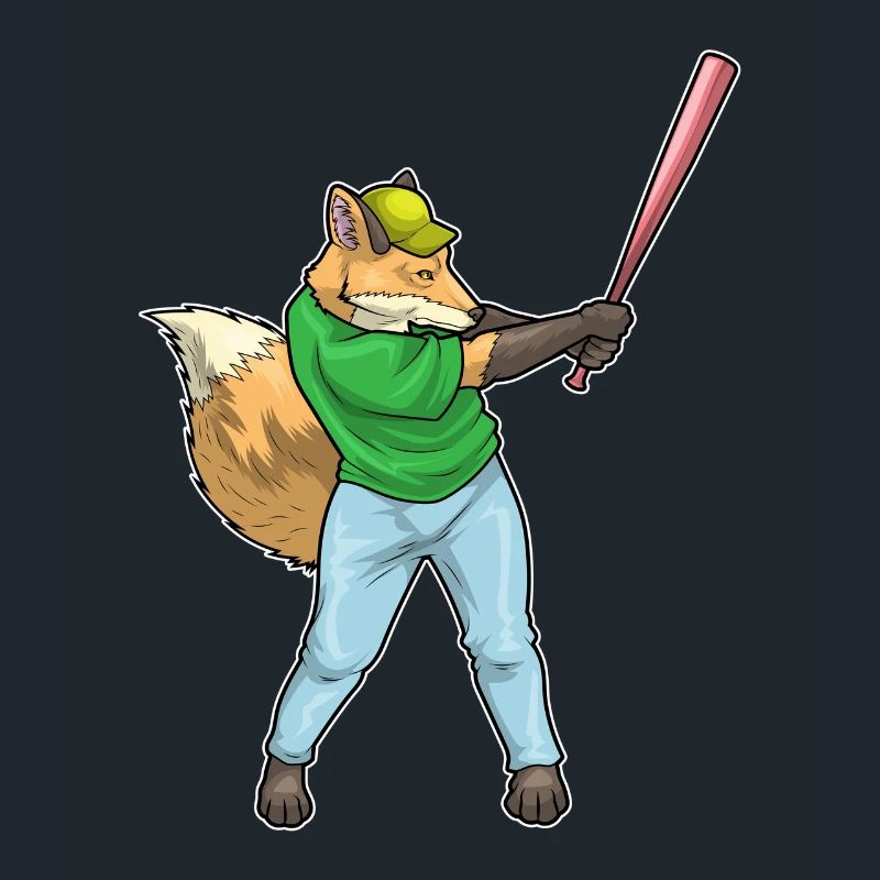 Fuchs Baseball Baseballschläger