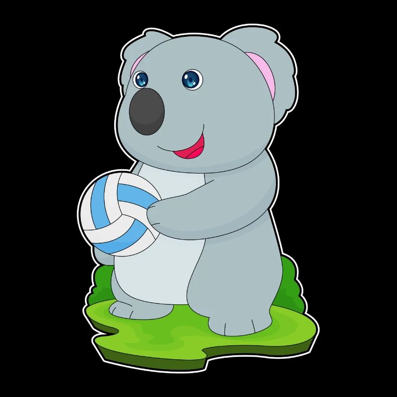 Koala Volleyball Player Volleyball
