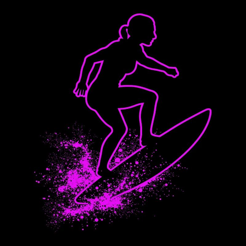 Surfeur élégant Surfer Surfer