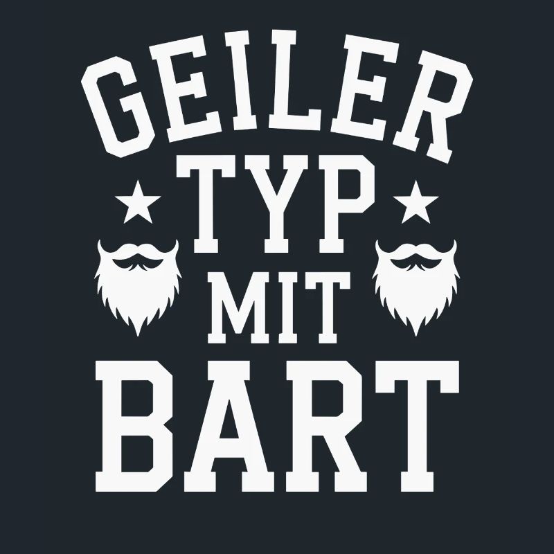 Geiler Typ Mit Bart Bartträger Barbier Vollbart