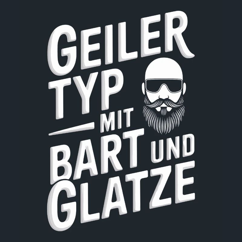 guy with beard & bald head beard wearer