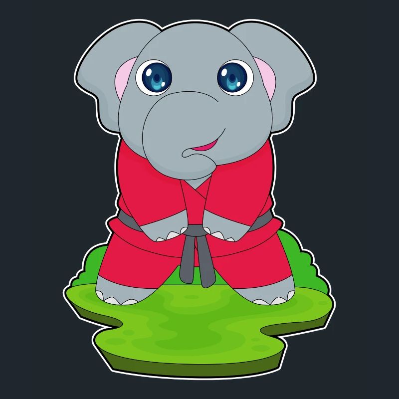 Elefant Kampfkunst Karate