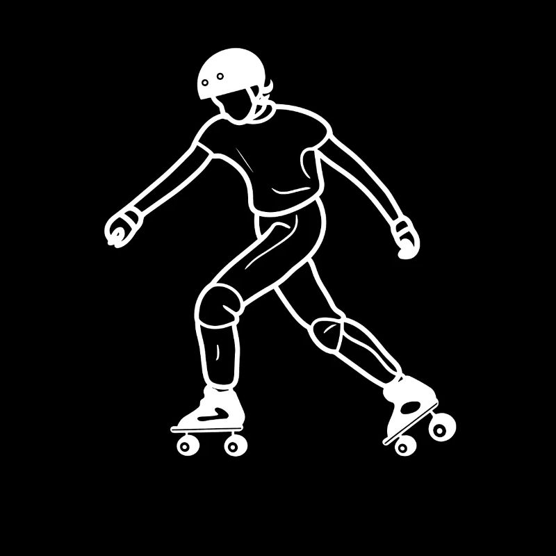 Dessin de patins à roulettes