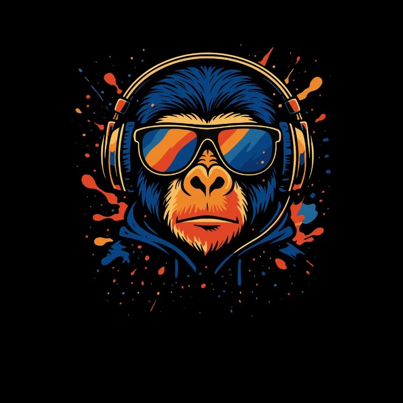 DJ Monkey – Bunter Musikaffe