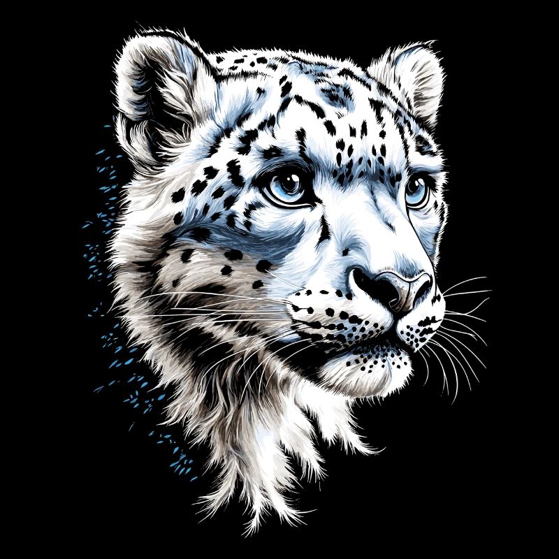 panthère léopard des neiges gros chat gros chat léopard