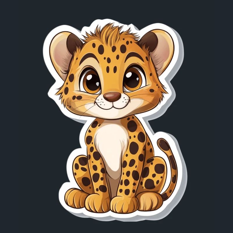 Guépard mignon