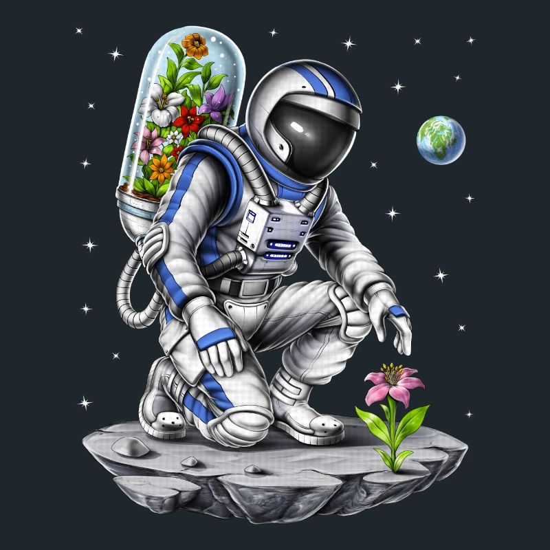 Botaniste astronaute spatial