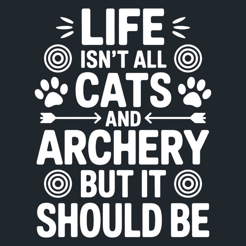 Bogenschießen Spruch Katzen Bogenschießen Geschenk