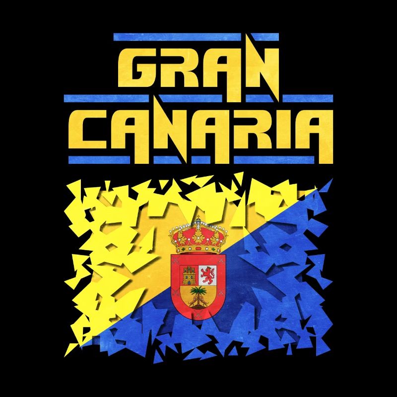 Puzzle de conception du drapeau de Gran Canaria