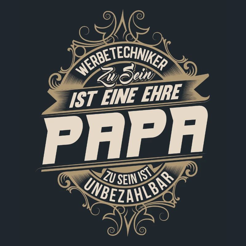 Advertising technician dad