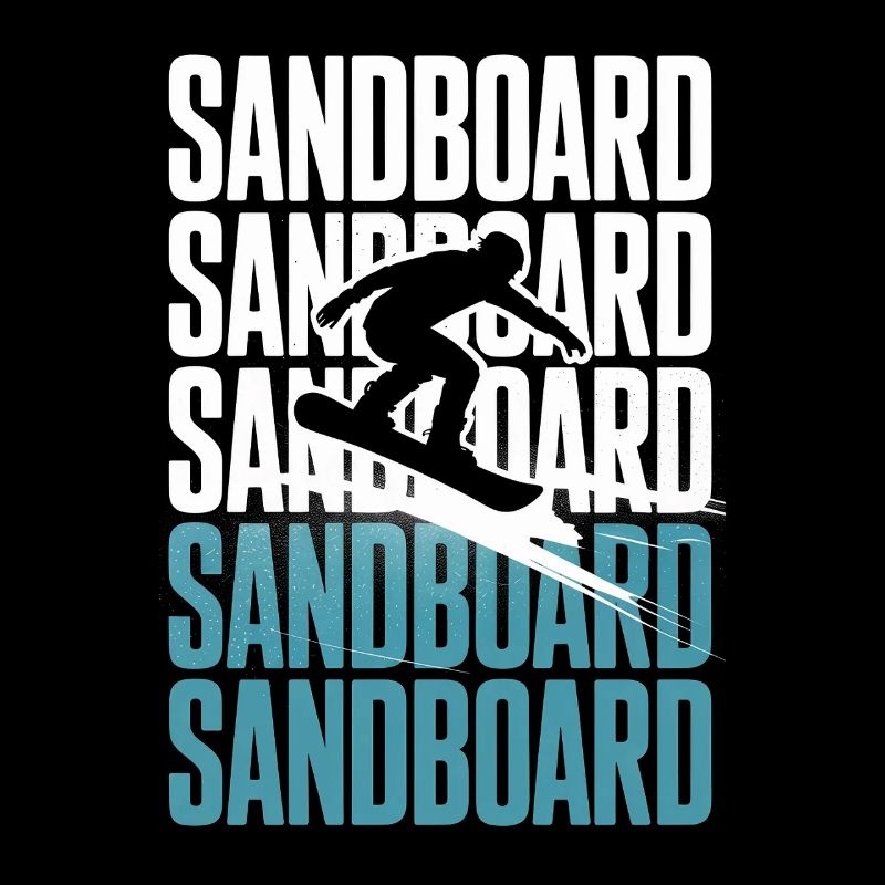 Sandboarder rétro Sandboarding d’été