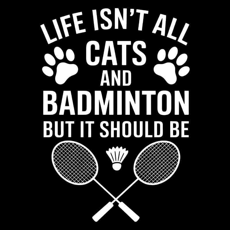 Badminton Spruch Katze Lustiges Badminton Geschenk