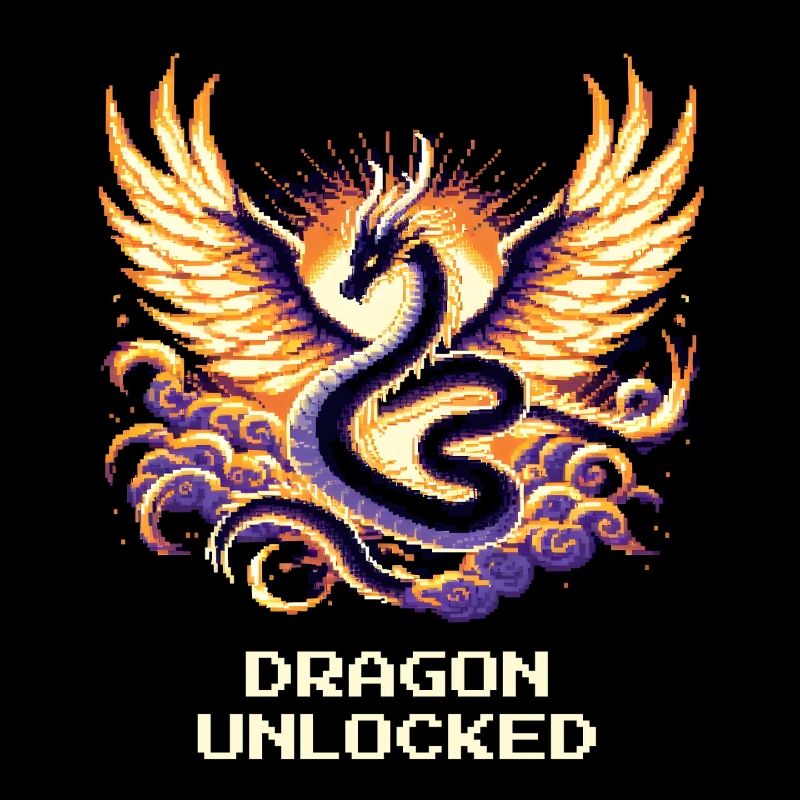 Drache freigeschaltet | Fantasy RPG Pixel Art