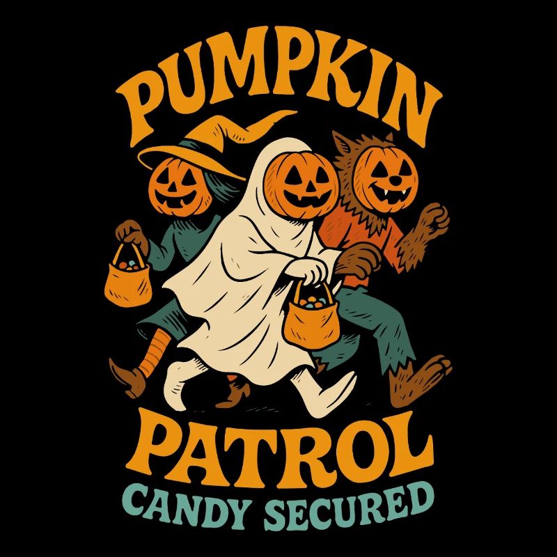 Pumpkin Patrol Candy Secured Halloween Kostüm Spaß