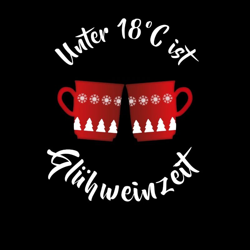 Vin chaud disant tenue de marché de Noël