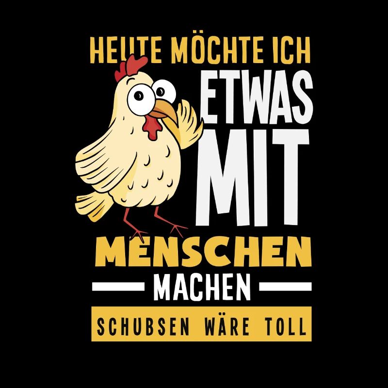 Heute möchte ich Menschen schubsen