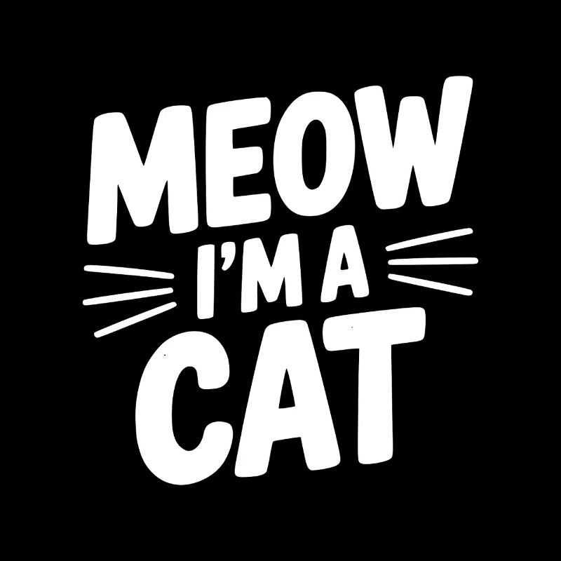 Miau, ich bin eine Katze