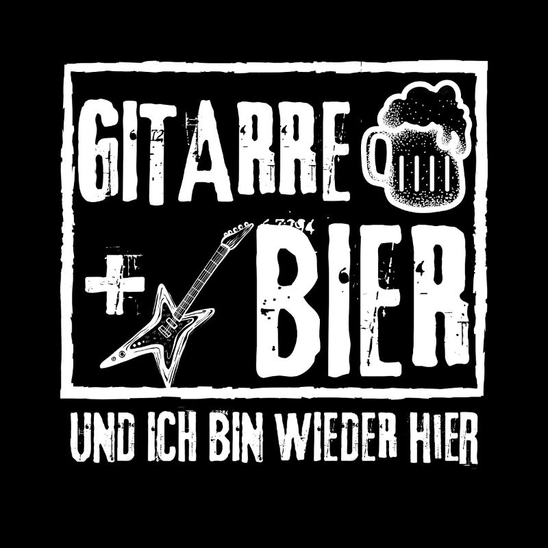 Gitarre + Bier Punk Rock Graffiti