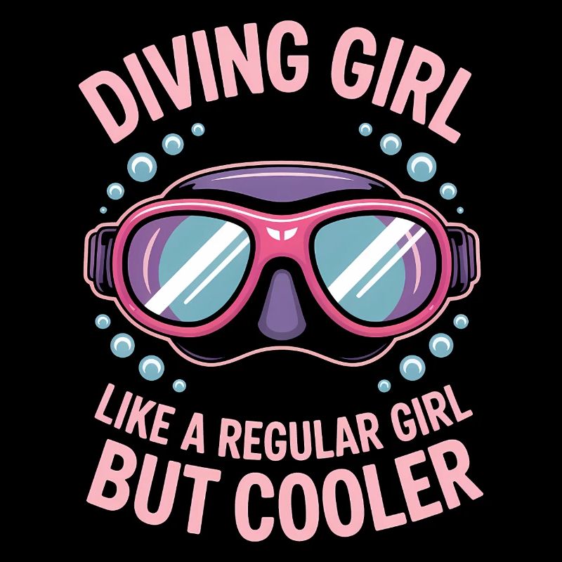 Diving Saying Girl Funny Diving Gift