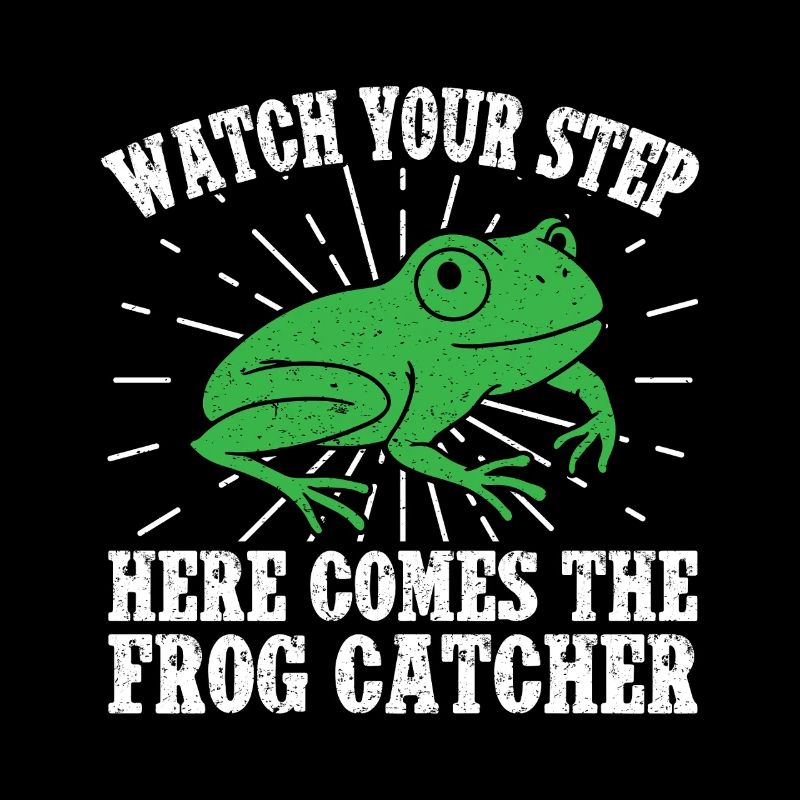 Frog Catcher Watch Your Step Frog