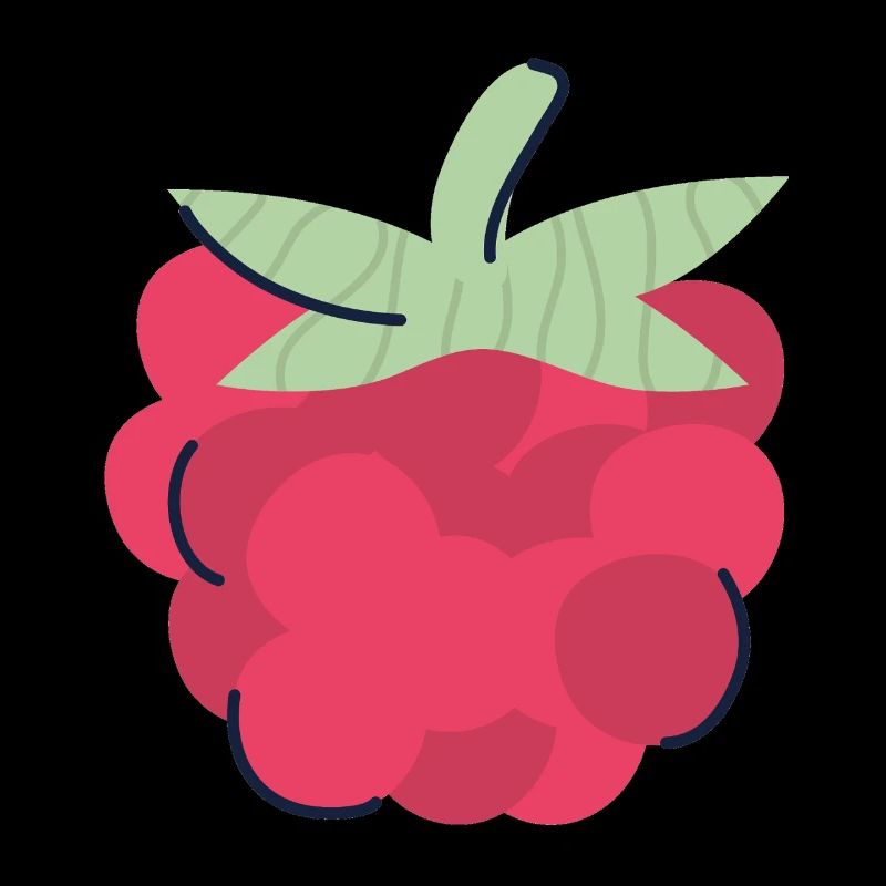 Raspberry Pop Art Berry