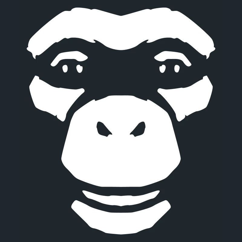 Monkey Face – Style primate de la jungle sauvage