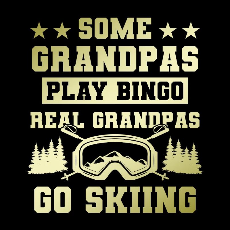 Großvater ski spruch