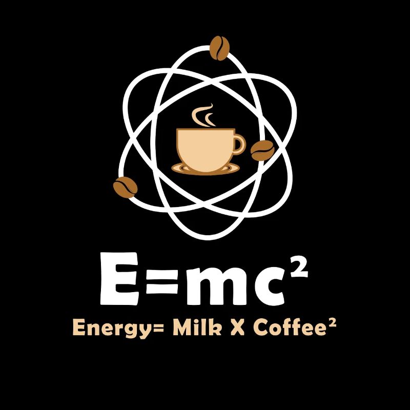 E=mc² Lustiger Physiker Spruch Kaffee Physik