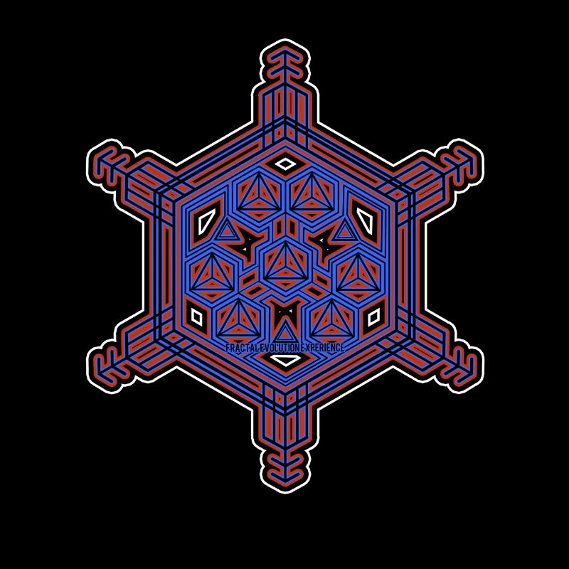Fraktal Evolution Experience Stern Hexagon Muster