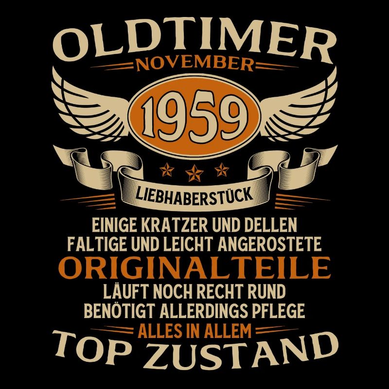 66. Geburtstag Geschenk Oldtimer November 1959
