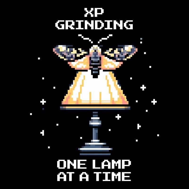 XP Grinding | Motte Gamer Spruch