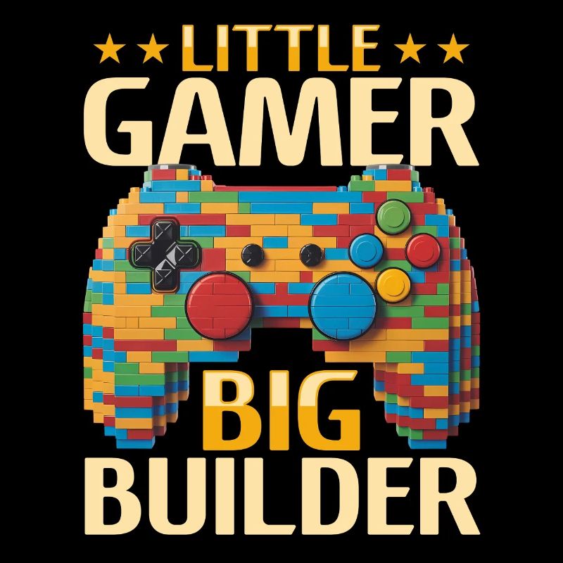 Building Blocks Gamer Gaming Brick Builder