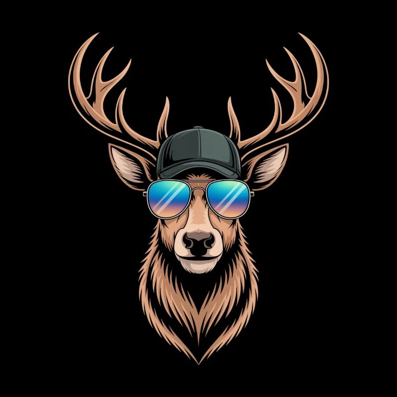 Deer with antlers