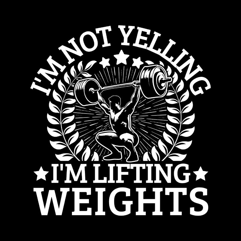 Powerlifting Bodybuilder ne crie pas je soulève