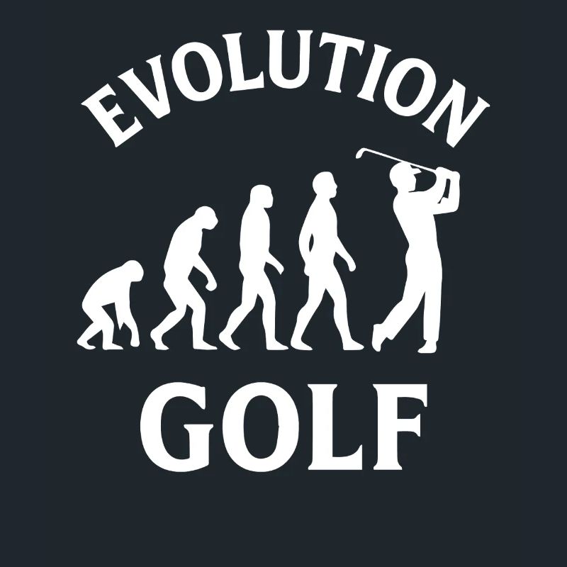 Evolution Golf Lustiges Golfdesign