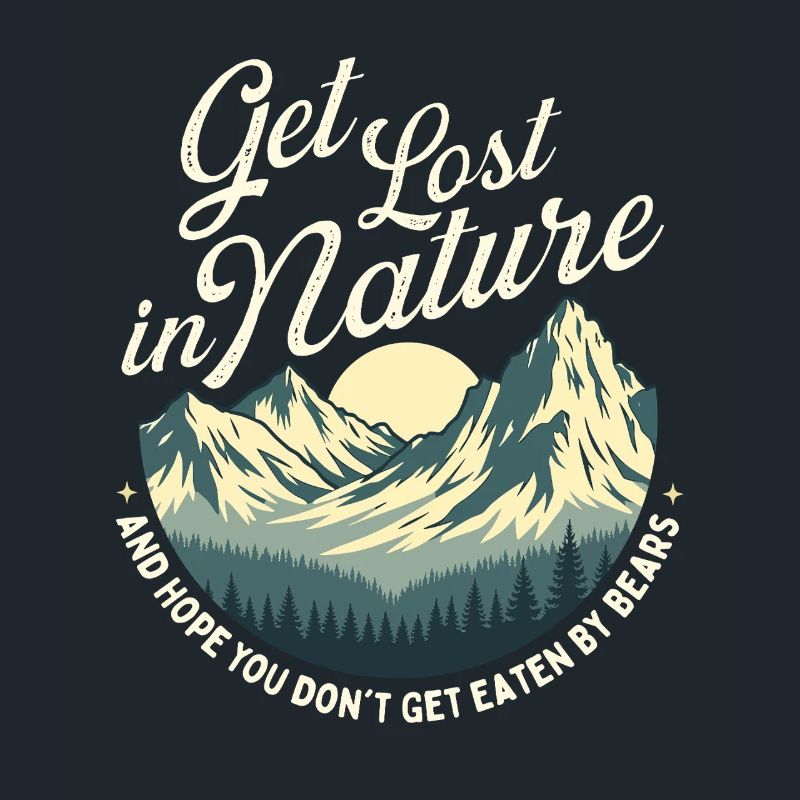 Perdez-vous dans la nature en espérant que vous ne vous faites pas manger drôle